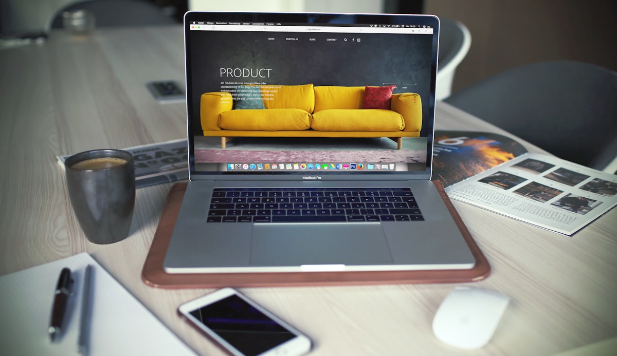 Running an online store from a laptop