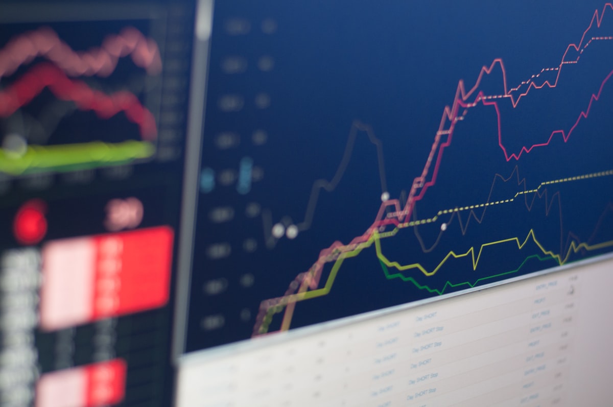 Website cost data shown on a monitor